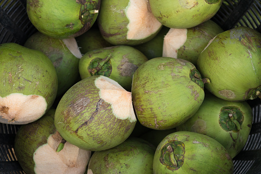 Many thai coconuts