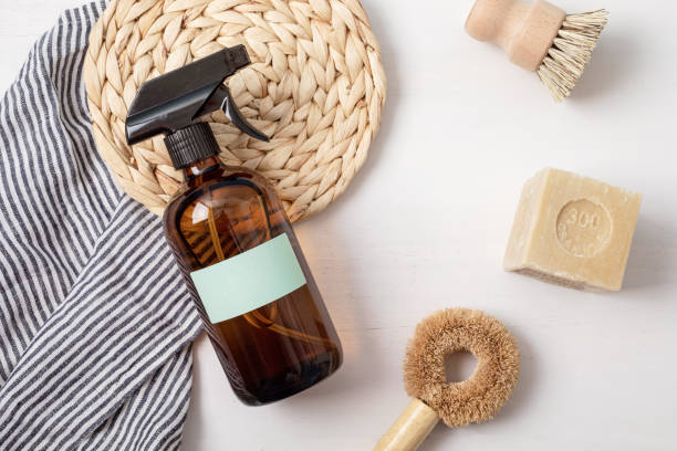 istock Home cleaning non toxic, natural products. Plastic free, zero waste 1409323394