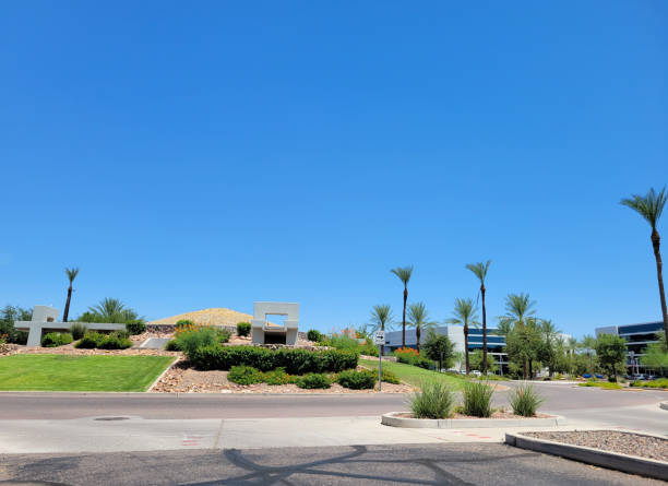 istock Roundabout at Cotton Center, Phoenix, AZ 1409331208