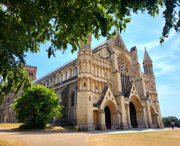 istock St Albans Cathedral in Summer 1409332817
