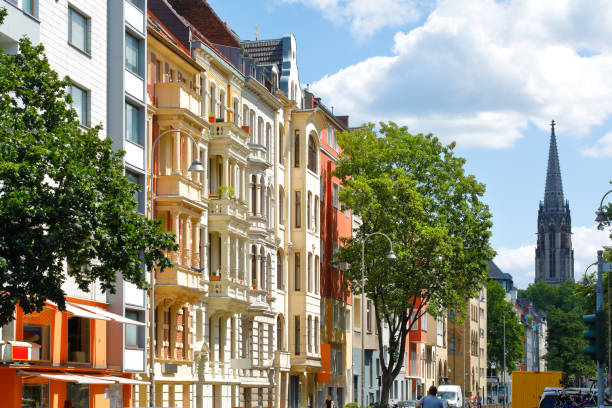 istock Historic Residential Buildings in Cologne 1409336645