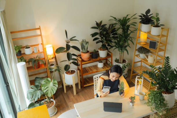 istock Young entrepreneur at her new business. 1409343364