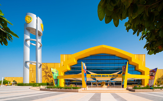 Abu Dhabi, UAE, 18 November 2021: Warner Bros. World Abu Dhabi is an indoor amusement park in Abu Dhabi.