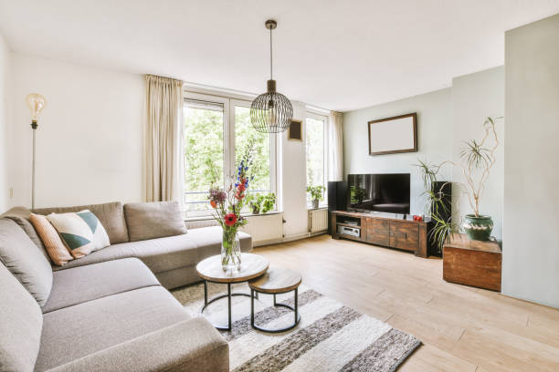 istock Interior of dining zone in modern studio apartment 1409362205