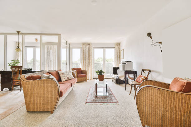 Living room in luxury home
