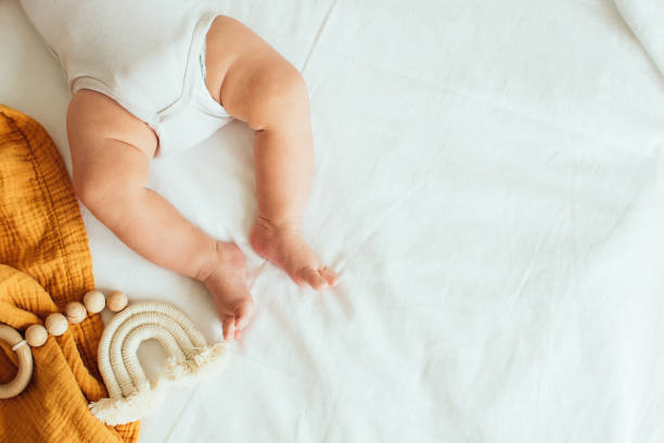 istock Baby wooden toy playing 1409373878
