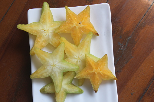Averrhoa carambola is the scientific name of star fruit