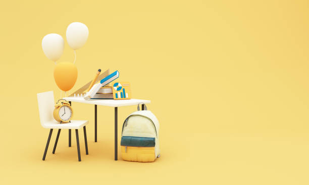 istock Back to school with school supplies and equipment. 1409410855
