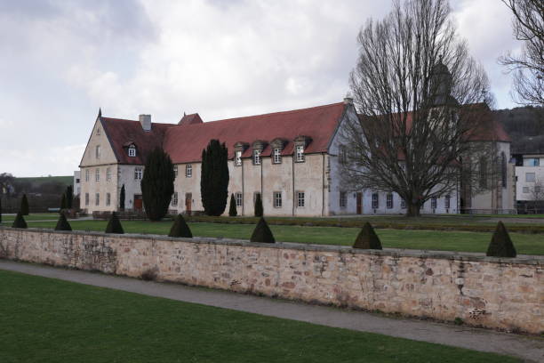 istock Gray winter day in Haydau monastery 1409413988