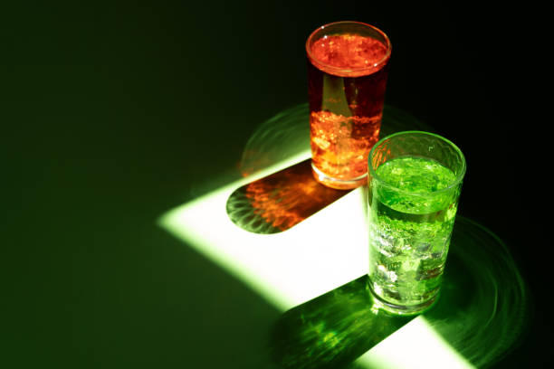 istock Summer alcohol cocktail in sun light beam 1409414007