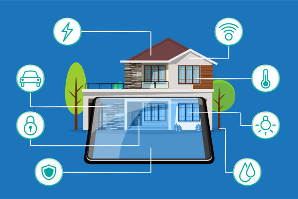 istock Internet of things (IoT) smart connection and control device in network of industry, resident and vehicle 1409418835