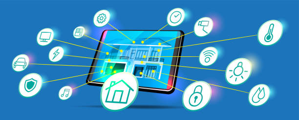istock Internet of things (IoT) smart connection and control device in network of industry, resident and vehicle 1409418924