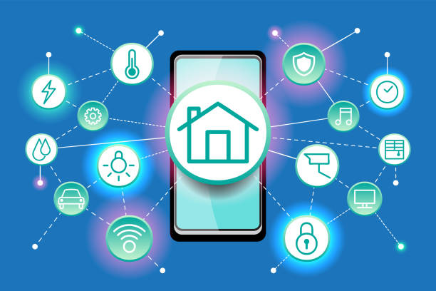 istock Internet of things (IoT) smart connection and control device in network of industry, resident and vehicle 1409418932