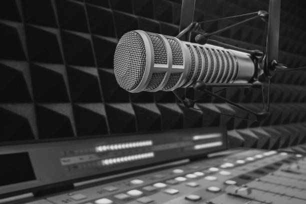 istock Professional microphone and sound mixer 1409425676