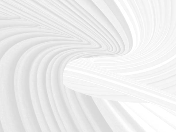 istock fashion soft fabric Clean textile woven beautiful abstract smooth curve shape decorative white backgrounds 1409433919