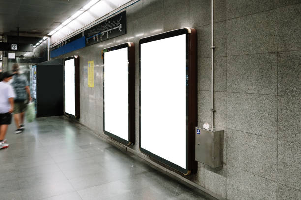 istock Blank billboards in a subway station 1409435063