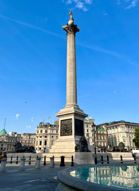 Trafalgar Square London stock photo