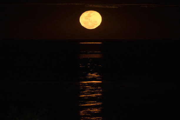 belle image d’un escalier vers la lune à broome, australie occidentale - sea zen like landscape water photos et images de collection