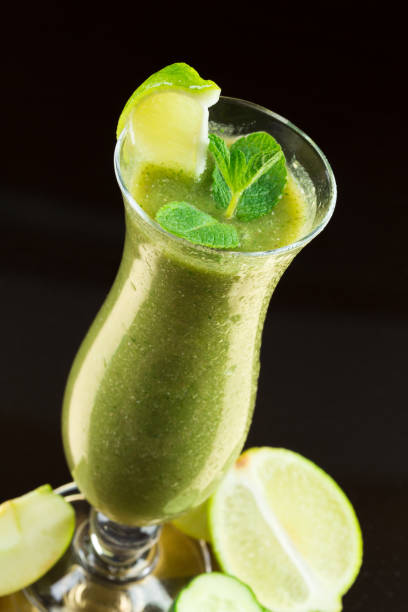 istock Freshly Made Healthy Green Smoothie 1409452273