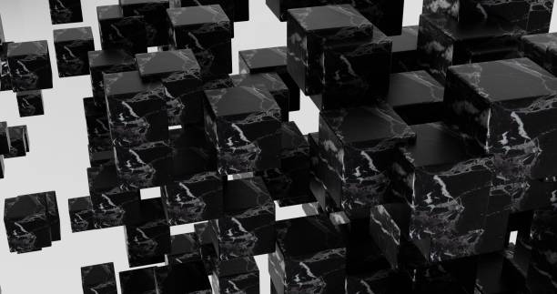 istock Black marble natural pattern for background, abstract natural marble black and white, black marble square. geometry, high-resolution marble 1409456956