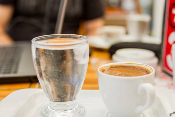 Cup Of Turkish Coffee On The Table