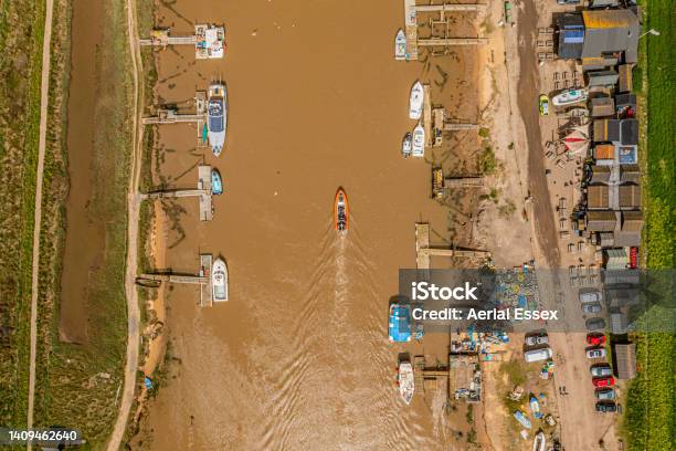 Aerial Photo Of The River Blyth Suffolk Stock Photo - Download Image Now - Aerial View, Beach, British Culture