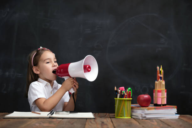 istock Back To School Concept, Happy Smiling Child Student Studying 1409463104