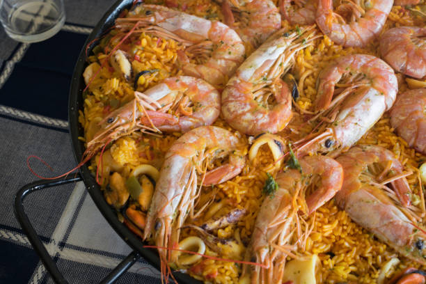 istock close-up of a seafood paella 1409468169