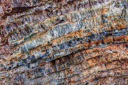 Natural stone rock layers as a texture