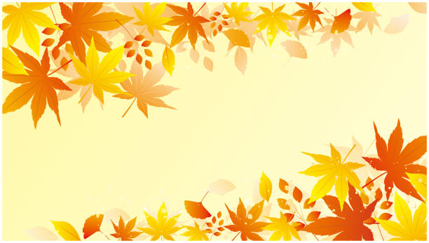 Asia oriental fantastic history culture autumn leaves background Vector illustration oriental culture stock illustrations