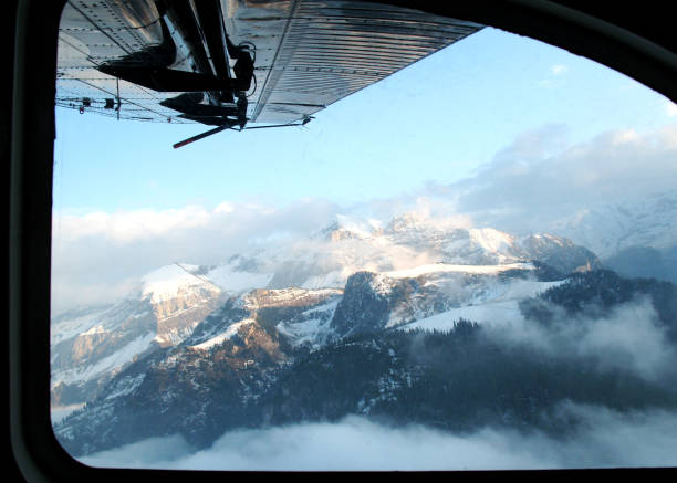 istock Swiss Alps From Airplane 1409479535