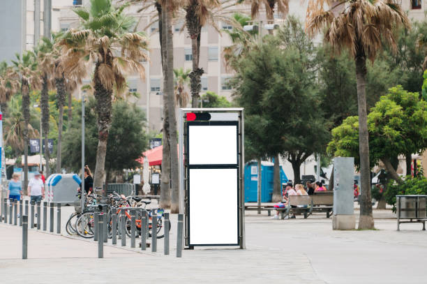 istock Blank billboard in a city street 1409485707