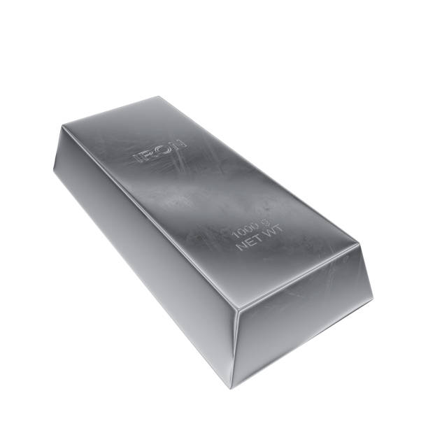 Iron Ingot Isolated On A White Background 3d Rendering Stock Photo -  Download Image Now - iStock