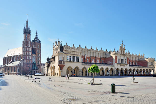 istock Old Market Square in Krakow, Poland. 1409494544