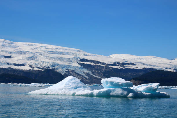 アイシー ベイの氷山、アラスカ、アメリカ合衆国 - glacier alaska iceberg melting ストックフォトと画像