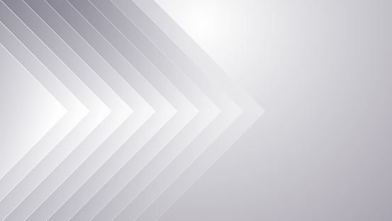 White and grey smooth triangles abstract minimal geometric motion background. Seamless looping. Video animation Ultra HD 4K 3840x2160