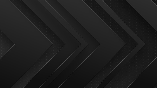 Abstract tech geometric black shapes seamless loop motion graphics elegant business presentation background.
