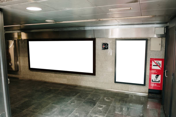 istock Blank billboards in a subway station 1409499489