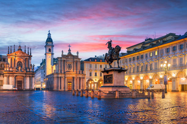 istock Turin, Italy at Piazza San Carlo 1409499965