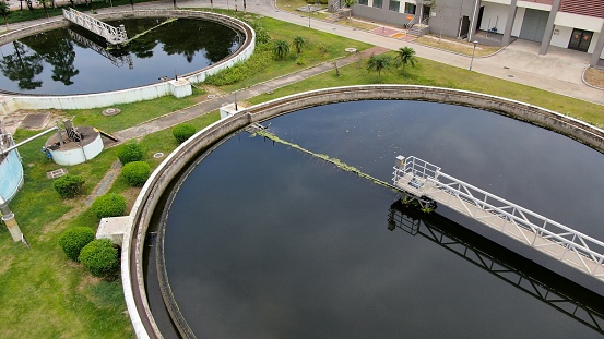 Urban sewage treatment, sewage purification tank