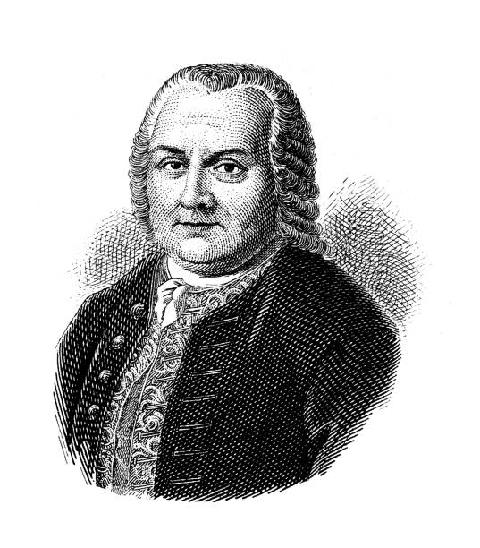 istock Antique engraving illustration, Civilization: Hats and hairstyles, 1750 1409506237