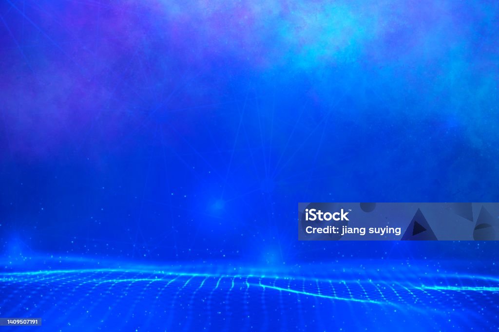 Computer One Color Background Computer Drawn Color Unreal Background Stock Photo - Download Image Now ...
