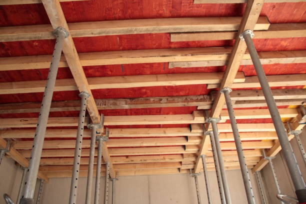 istock Ceiling of a building is prepared for concreting 1409512293