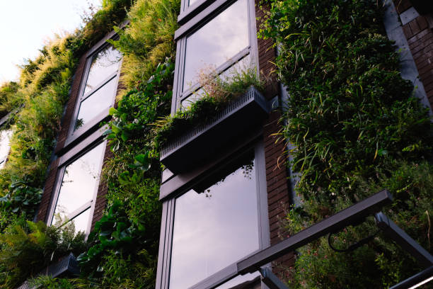 istock London building with greens plants at day time. 1409513146