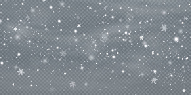 ilustrações de stock, clip art, desenhos animados e ícones de christmas background. powder . magic shining white dust. fine, shiny dust particles fall off slightly. fantastic shimmer effect. - christmas lights flash