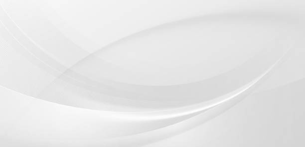 istock Abstract white background with smooth curve lines. Modern futuristic white and gray gradient curve shape texture. Elegant clean pattern. Suit for poster, template, website, brochure. Vector illustration 1409519132