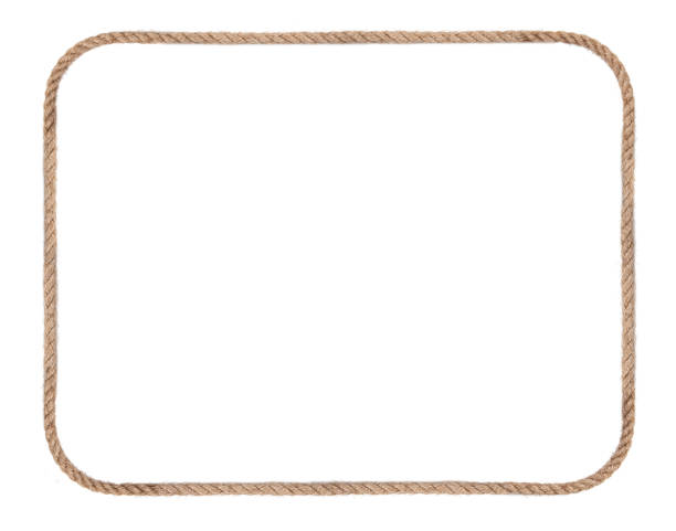 istock Natural fiber rope on a white background. 1409522505