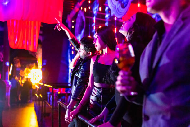 Group of friends at a party