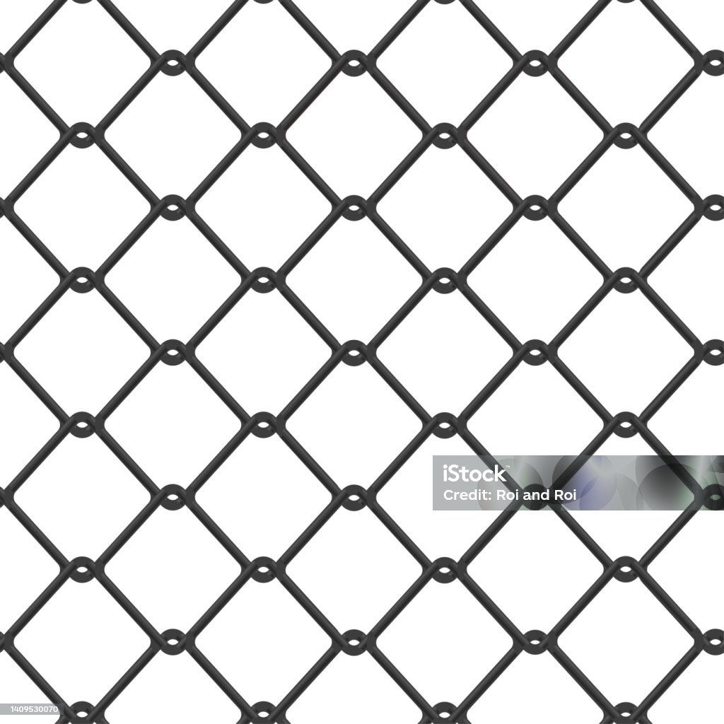 Chain Wrapping Vector Pvc Fence Chain Link Vector Seamless Pattern Background For Wallpaper ...
