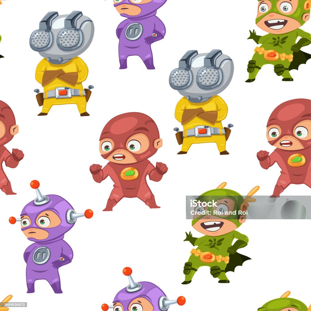 Ilustración de Superhéroe Niños Dibujos Animados Vectoriales Fondo De Patrón Sin Costuras Para Papel Tapiz Envoltura Embalaje Y Telón De Fondo y más Vectores Libres de Derechos de Adulto - iStock Ilustración de Superhéroe Niños Dibujos Animados Vectoriales Fondo De Patrón Sin Costuras Para Papel Tapiz Envoltura Embalaje Y Telón De Fondo y más Vectores Libres de Derechos de Adulto - iStock